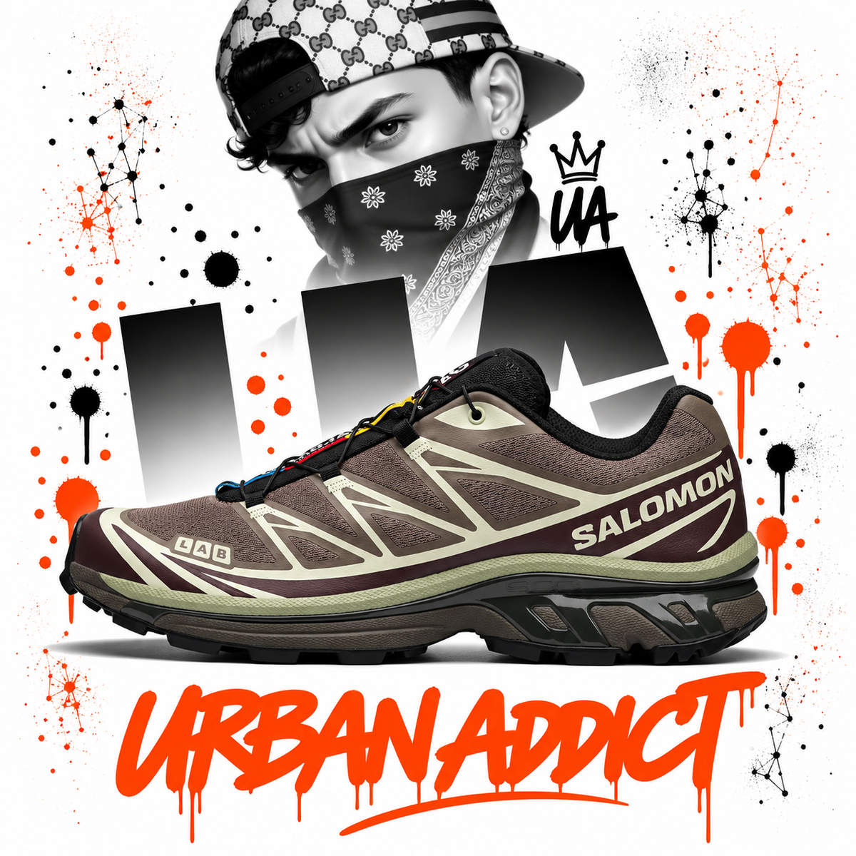 Salomon XT-6 Walnut Huckleberry Urban Chic