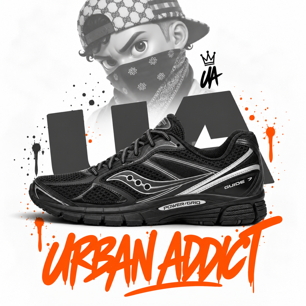 Saucony Progrid Guide 7 "Black"