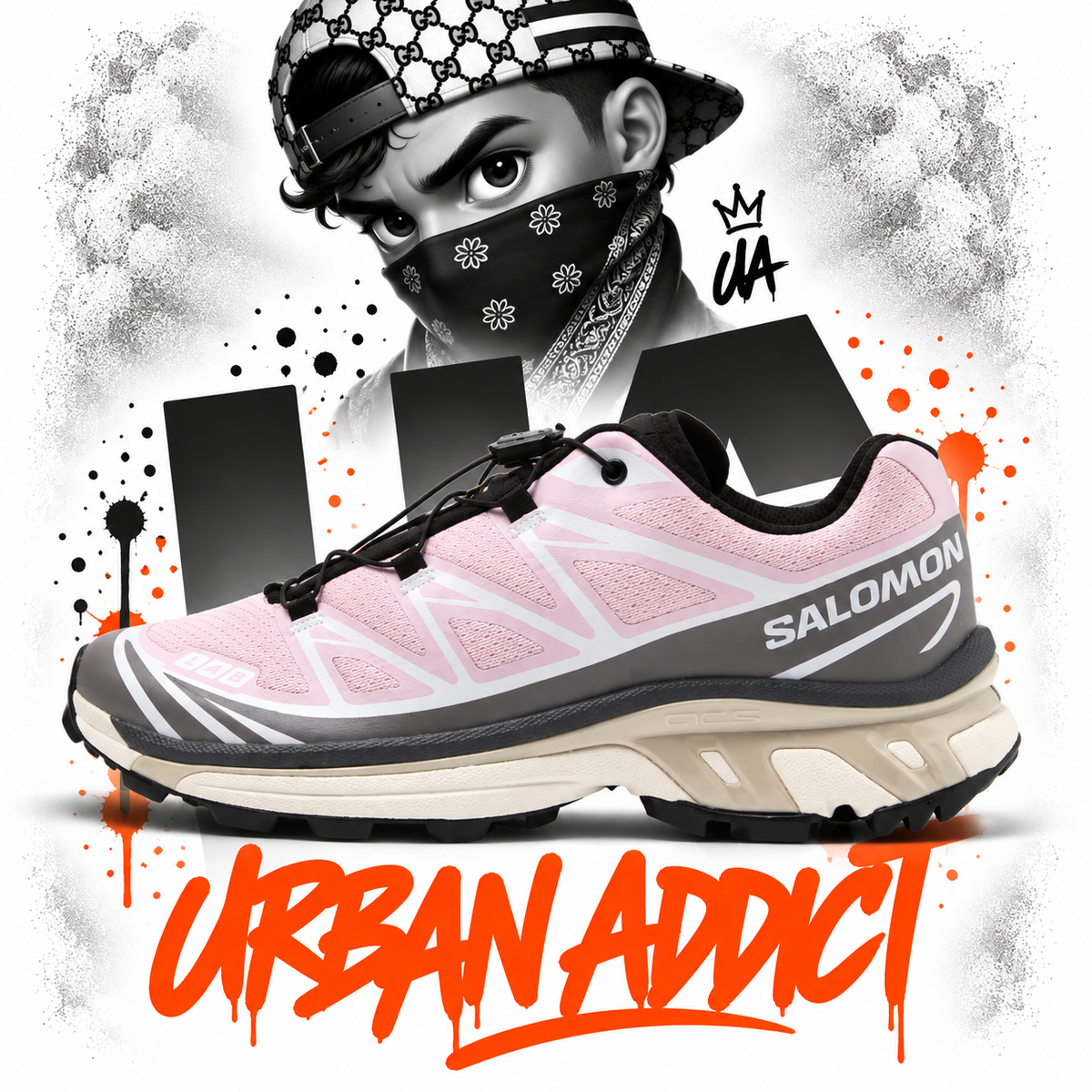 Salomon XT-6 Cloudburst/Icy Pink/Tapioca